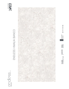 Carreaux en porcelaine émaillée EL HIMALIA BIANCO - Antidérapants, design moderne pour usage intérieur dans les villas et centres commerciaux - Product Image 2