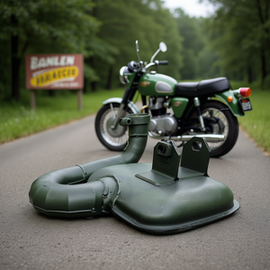 ระบบท่อไอเสียรถจักรยานยนต์ Marmitta Touring 2.0 Classic สำหรับรถจักรยานยนต์คลาสสิกขนาด 125/150/177/190 ซีซี - Product Image 3