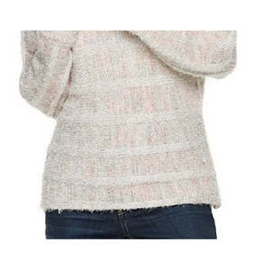 Maglione a Collo Alto Bianco Casual da Donna American Rag, Taglia XS, Stile Coreano con Logo 3D sul Davanti per l'Inverno - Product Image 3