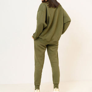 Conjuntos Deportivos para Mujer de Alta Demanda, Felpa, Diseño Sólido, Ropa Deportiva de Invierno, Cuello Redondo con Mangas Largas, Nuevos Conjuntos Deportivos para Mujer - Product Image 2