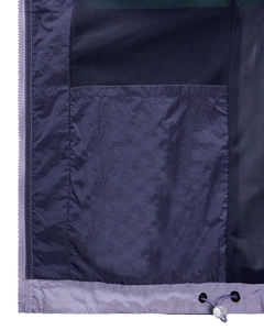 Doublure personnalisée grande taille respirant coupe-vent veste 100% polyester couleur bloc Anorak fourrure fermeture éclair à capuche support été en gros - Product Image 3