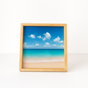 Cadre photo en bois transparent de haute qualité clair 5x7 et 4x6 pour une utilisation murale et de table - Product Image 1