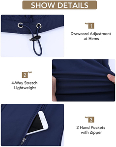 2025 toile personnalisée imperméable respirant gilet de course unisexe optimal hiver col montant fermeture à glissière bleu chaud travail OEM Logo - Product Image 5