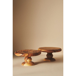 High Quality Handmade Attractive Wood Cake Display Stand Dishwasher Safe for Serving <b>Sweets</b> Desserts <b>Birthday</b> Parties Special - Product Image 4