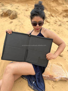 New Real Hand Tooled Extra Large Embossed Leather File <b>Folder</b> Boho Traditional Vintage Leather Travel Long Zip Document Holder - Product Image 6