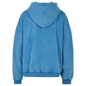 À la mode doit avoir 100% coton à manches longues surdimensionné fermeture éclair à capuche pour hommes rue et tenue décontractée pull avec Logo personnalisé - Product Image 3