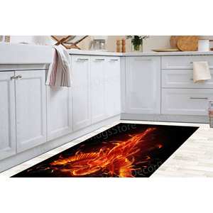 Tapis Fire Elemental Girl, tapis moderne, tapis épais, tapis de bain, avec tapis doux à poils - Product Image 4
