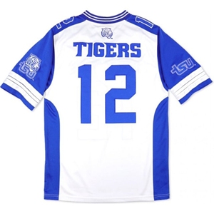 ชุดเสื้อฟุตบอล Tsu สำหรับผู้ชายเสื้อทีมฟุตบอลผ้าโพลีเอสเตอร์100% แห้งเร็วป้องกันรังสียูวีระบายอากาศได้โลโก้และหมายเลข - Product Image 5