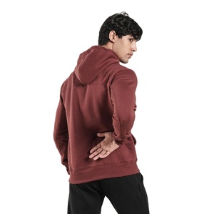 Sudadera con capucha de gran tamaño para hombre de alta calidad, forro polar informal de poliéster de invierno con detalle bordado, Sudadera con capucha en blanco barata del fabricante - Product Image 1