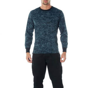 Sudadera de Algodón 100% para Hombre con Logotipo Personalizado al por Mayor, Fabricante de Ropa Urbana, Sudadera de Cuello Redondo de Felpa con Estampado de Camuflaje - Product Image 5