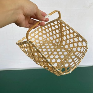 Paniers naturels biodégradables pour l'emballage de cadeaux paniers en bambou faits à la main - Product Image 5