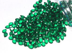 อัญมณีทรงลูกแพร์มรกตปลูกในห้องปฏิบัติการอัญมณีหลวมจากแหล่งที่มาและยั่งยืนสำหรับขายส่ง - Product Image 4