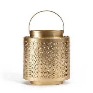 Portavelas Votivo Marroquí de Hierro Forjado a Mano, Cilíndrico, para Bodas, Decoración del Hogar, Festividades Navideñas - Product Image 3