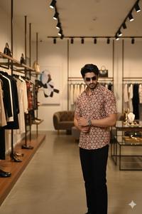 Camisa Étnica de Verano para Hombre, 100% Algodón, Manga Larga, Transpirable, Ecológica, Estampada a Mano, Personalizable ODM - Product Image 3