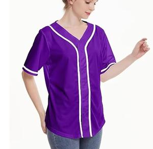 Maillot personnalisé de baseball et softball, chemises de sport unisexe, maillot de baseball à broderie sublimée, vente en ligne - Product Image 2