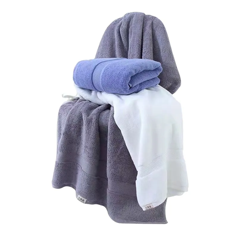 Supplier Luxury Customized Cheap Wholesale Hand Custom White Plain Terry Set Hotel 100% Cotton Bath Towel.