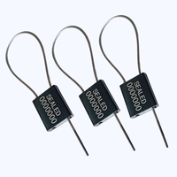 JHAS Sicheres Aluminium Verzinktes Eisen-Kabel Kraftstofftank-Dichtungsschloss (26x22mm) Langlebiges Starkes Modell C106 Mehrfarbig für LKWs und Tankwagen