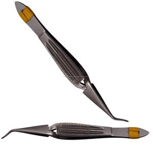 Pinzas para clavículas esclerales, instrumento quirúrgico oftálmico de acero inoxidable, herramienta para cirugía ocular, certificado CE, WORLD PRECISION SURGICAL ENT - Product Image 2