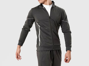 Chaqueta Cortavientos Informal con Capucha, Diseño de Bloques de Color, con Cordón Ajustable, Resistente al Viento, Teñida en Prenda, Estilo Urbano, OEM - Product Image 2