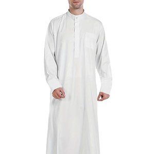 Fabricant de vêtements Jubba et Thobe pour hommes de style koweïtien moderne, vêtements arabes saoudiens, vêtements islamiques, Thobes décontractés pour hommes - Product Image 1
