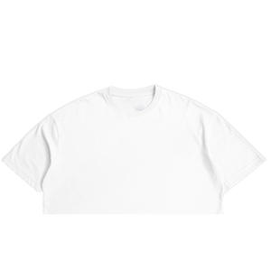 เสื้อยืดแขนสั้นคอกลมไซส์ใหญ่สำหรับผู้หญิง ผ้าฝ้ายออร์แกนิค 100% ระบายอากาศได้ดี เป็นมิตรกับสิ่งแวดล้อม สีขาว สไตล์ลำลอง - Product Image 2