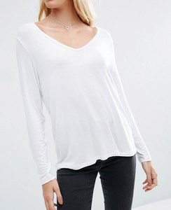 Wholesale Women's Breathable Premium Cotton T Shirt Supplier Custom Embroidery Logo - Product Image 3