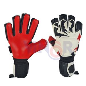Gants de gardien de but de football personnalisables en cuir de haute qualité, disponibles en tailles pour jeunes et adultes, service OEM - Product Image 1