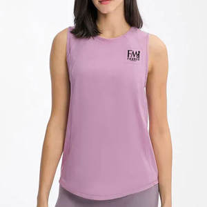 Camisetas de Gimnasio con Parches Personalizados de Color Sólido para Mujer, Camisetas de Yoga para Hombre, 100% Algodón, Ecológicas, Servicio OEM, Fasmic International - Product Image 5
