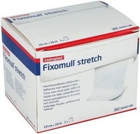 Bande de fixation médicale extensible de type Fixomull, très populaire, BSN Fixomull Leukomed, 10 cm x 10 m, pansement adhésif pour soins des plaies