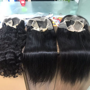 วิกผมบริสุทธิ์แบบ Remy 100% สองชั้นผมปลอมสีบลอนด์ฟอกขาวผมเวียดนาม - Product Image 1