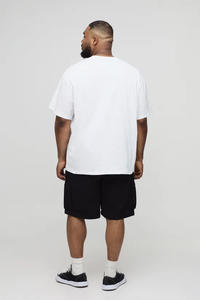 Broderie Imprimer Hommes 2025 Surdimensionné Streetwear T-Shirt 100% Coton 200 GSM 240GSM Personnalisé Premium Couture Qualité - Product Image 2