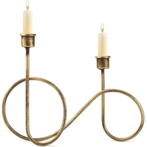 Candélabre en métal doré fait à la main avec décoration de centre de table de mariage de couleur personnalisée à vendre en gros - Product Image 6