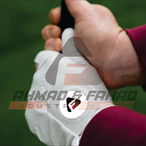 Gants de golf en cuir véritable Cabretta respirants de haute qualité pour hommes et femmes Impression de logo couleur personnalisée OEM accepté - Product Image 2