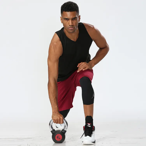 Pantalones cortos personalizados de verano para hombre, pantalones cortos informales con cordón, pantalones cortos transpirables de algodón 100% de secado rápido - Product Image 6