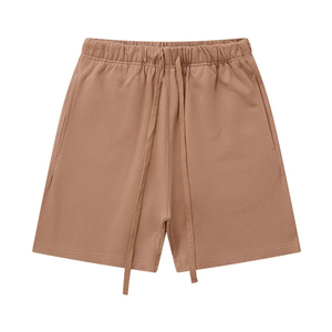 Shorts unisexes en molleton français 100% coton, personnalisables, avec cordon de serrage, design de haute qualité - Product Image 4