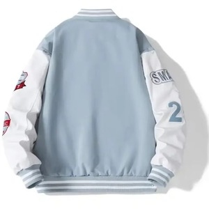 Chaqueta Universitaria de Alta Calidad, Tela de la Mejor Calidad, Lana y Cuero, Servicio OEM, Diseño ODM, Bordado Chenille - Product Image 2