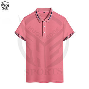 Polo personalizado para hombre, tejido de punto transpirable con opción de logotipo personalizado de uniforme en blanco - Product Image 1