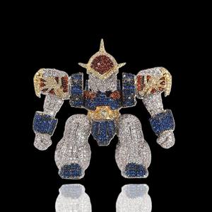 Joyería fina personalizada 925 Plata 10K 14K Oro Moissanite Diamante Colgante IGI Certificado Iced Hip Hop Style Factory Direct Christian - Product Image 4