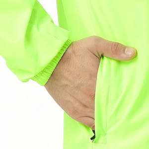 Chaquetas de lluvia para hombre con impresión de logotipo personalizado a precio barato para hombre Material de carcasa de poliéster, chaquetas de lluvia para hombre para adultos - Product Image 3