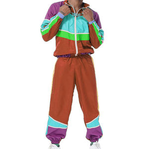 Ensemble de 2 pièces de couleurs différentes pour homme et femme Survêtement en nylon uni léger et surdimensionné Survêtement coupe-vent personnalisé Baggy - Product Image 4