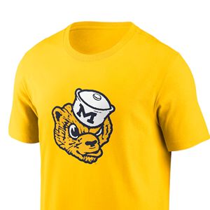 Camiseta Deportiva Unisex para Fanáticos de la Universidad, Estilo Casual, Tejida, Transpirable, de Secado Rápido, con Logotipo Frontal, Color Maíz - Product Image 3