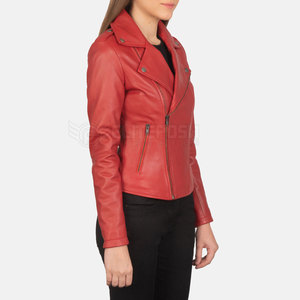 New Arrival <b>Women's</b> High Quality Wholesale Leather <b>Jacket</b> New Design Pure Leather Fashion <b>Jacket</b> for Online Sale - Product Image 5