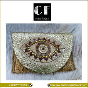 High Quality Bohemian Jute Women's Long Clutch Wallet <b>Beading</b> <b>Shell</b> Tassel Zipper Closure Cotton Lining Embroidery - Product Image 2