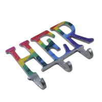 Broche Écusson Fierté LGBTQ+ Lesbienne Gay Bisexuelle Transgenre, Accessoire Arc-en-ciel pour Vêtements en Aluminium/Fer/Laiton