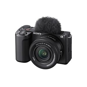 ZV-E10M2 26MP APS-C Sensor Mirrorless Vlogging <b>Camera</b> 16-50mm Lens 4K 60p Video Flip Screen <b>Real</b>-Time Eye AF USB-C 10x 48MP CCD - Product Image 5