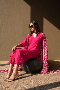 Venta caliente Readymade Indian Wear Anarkali Reyon Gold Foil Print bordado Kurti con Dupatta Set para niñas damas Color negro - Product Image 3