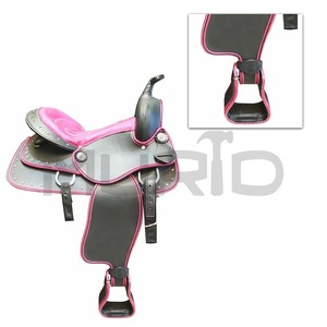 Selle de cheval de haute qualité, selle de dressage en cuir véritable, selle de cheval de style western, selle de designer, pour concours équestres, cousue - Product Image 4