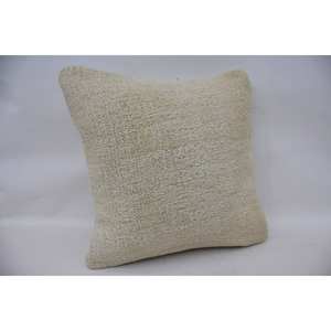 Lujo 16x16 pulgadas Beige lana Kantha Patchwork almohada rústico Floral Vintage mullido tiro para ropa de cama piso tejido 18x18 cuadrado - Product Image 2