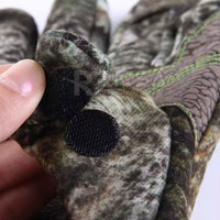 Guantes de Caza de Cuero Resistentes para Hombre - Uso en Exteriores, Tejido Transpirable, Agarre Antideslizante, Duraderos, Absorben la Humedad, Secado Rápido