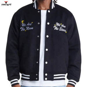 Top des tendances de haute qualité à manches longues vêtements d'hiver veste de baseball universitaire intelligente et élégante pour hommes - Product Image 1